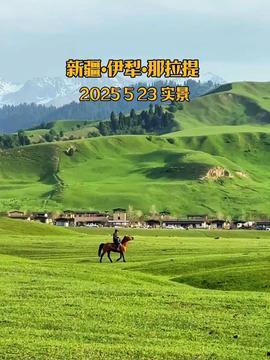 那拉提草原视频,壮美风光与民族风情