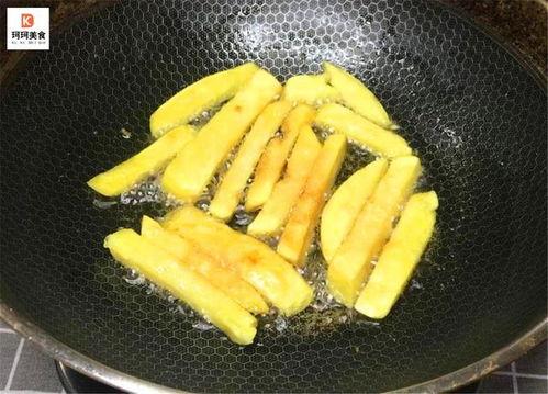 炸土豆视频,香脆美味，家常美食制作指南
