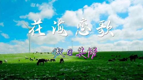 草原歌曲视频,一首歌曲背后的草原风情