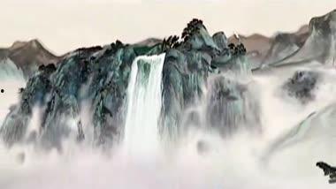 望庐山瀑布朗诵视频